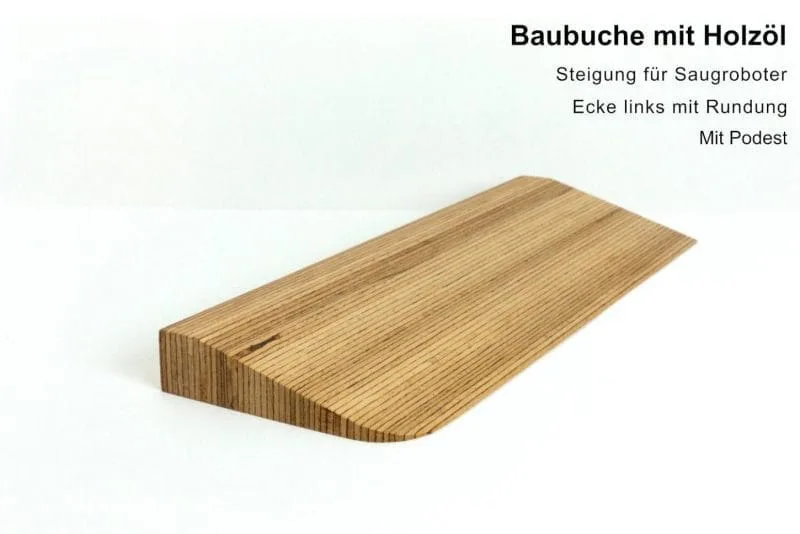 Rampe de seuil en bois pour robot aspirateur - jusqu'à 10 cm de hauteur – Image 5