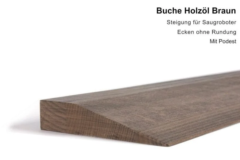 Rampe de seuil en bois pour robot aspirateur - jusqu'à 10 cm de hauteur – Image 6